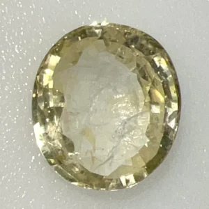 Yellow Sapphire - 8.07 CARATS                          8.50 Ratti