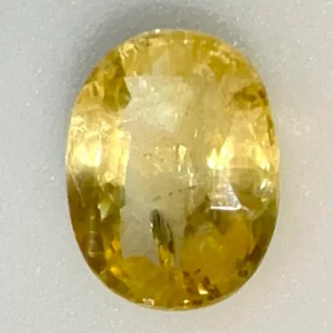Yellow Sapphire -7.56 Carats                         8.33Ratti
