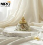 Rainbow Moonstone pyramid