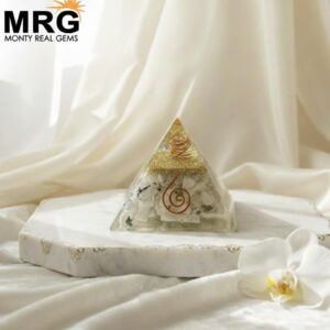 Rainbow Moonstone pyramid