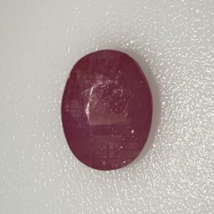 BURMESE RUBY- 5.56 CARATS            6 RATTI