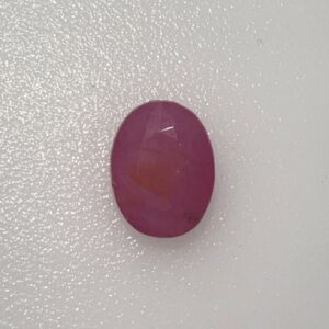 BURMESE RUBY - 4.07 CARATS             4.50 RATTI